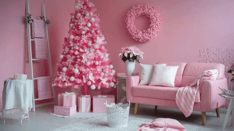 10 Pink Christmas decorations