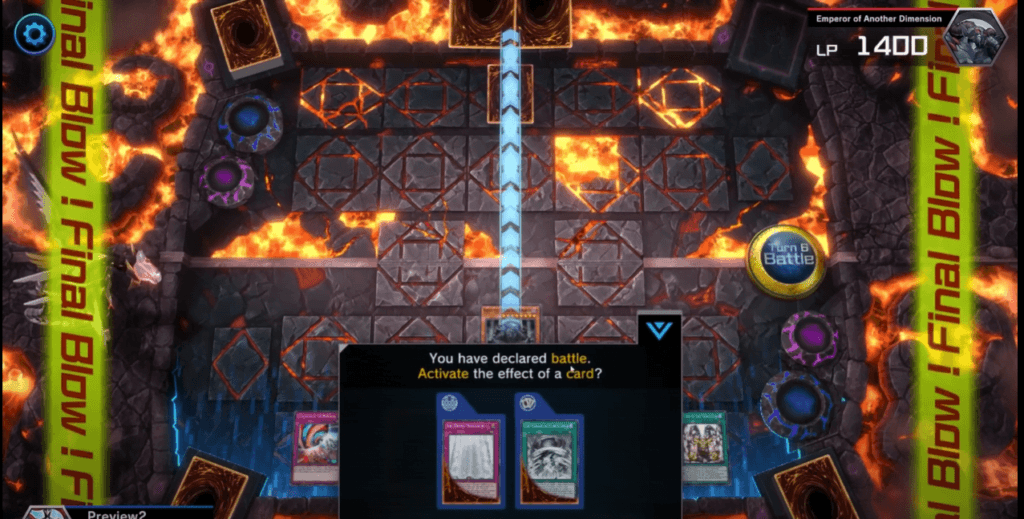 Last blow in Yu-Gi-Oh! Master Duel