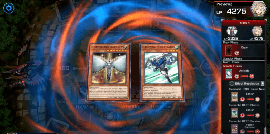 Yu-Gi-Oh! Master Duel combine cards to form more powerful card