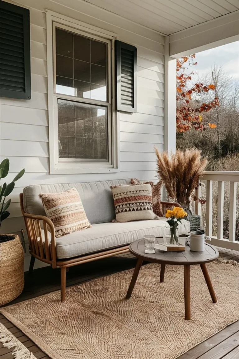20 Boho Fall Front Porch Ideas