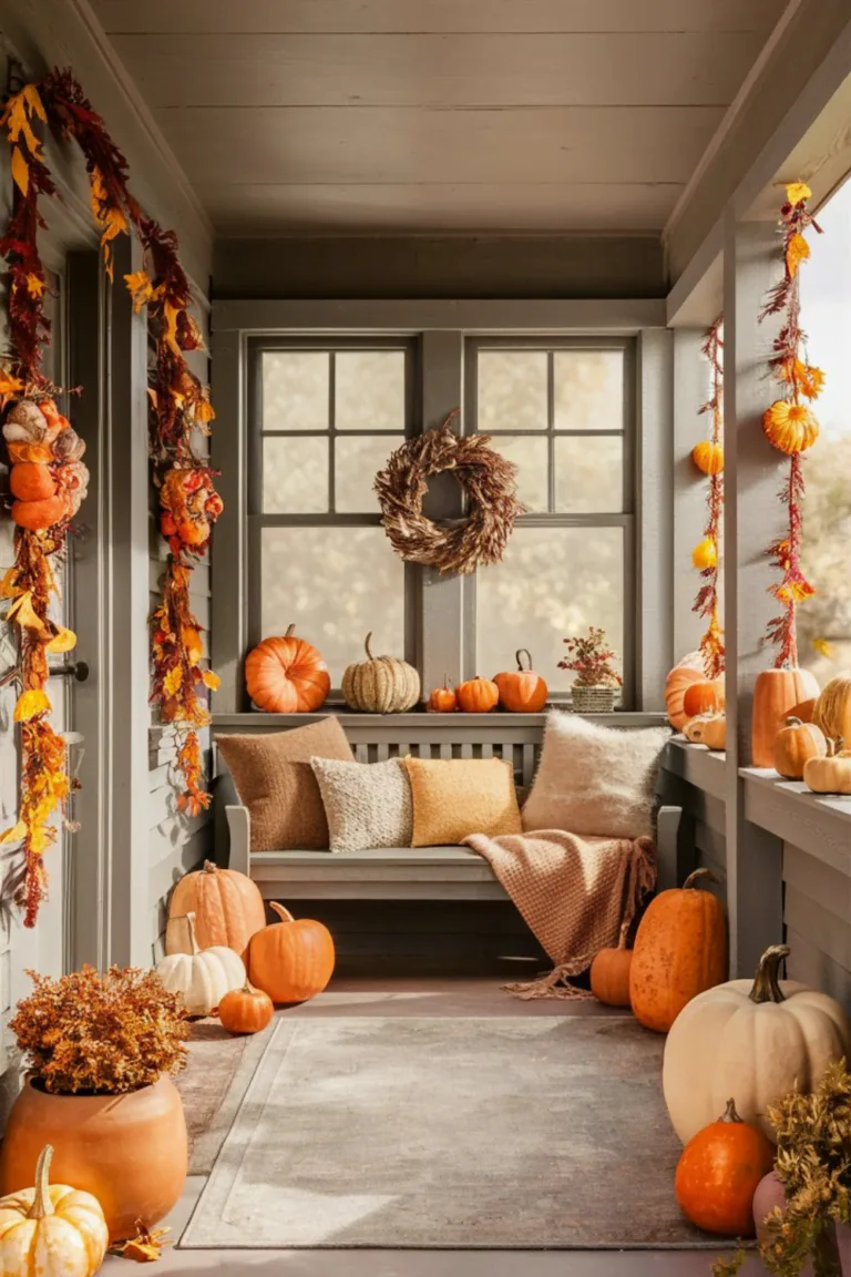22 Rustic Fall Front Porch Decor Ideas