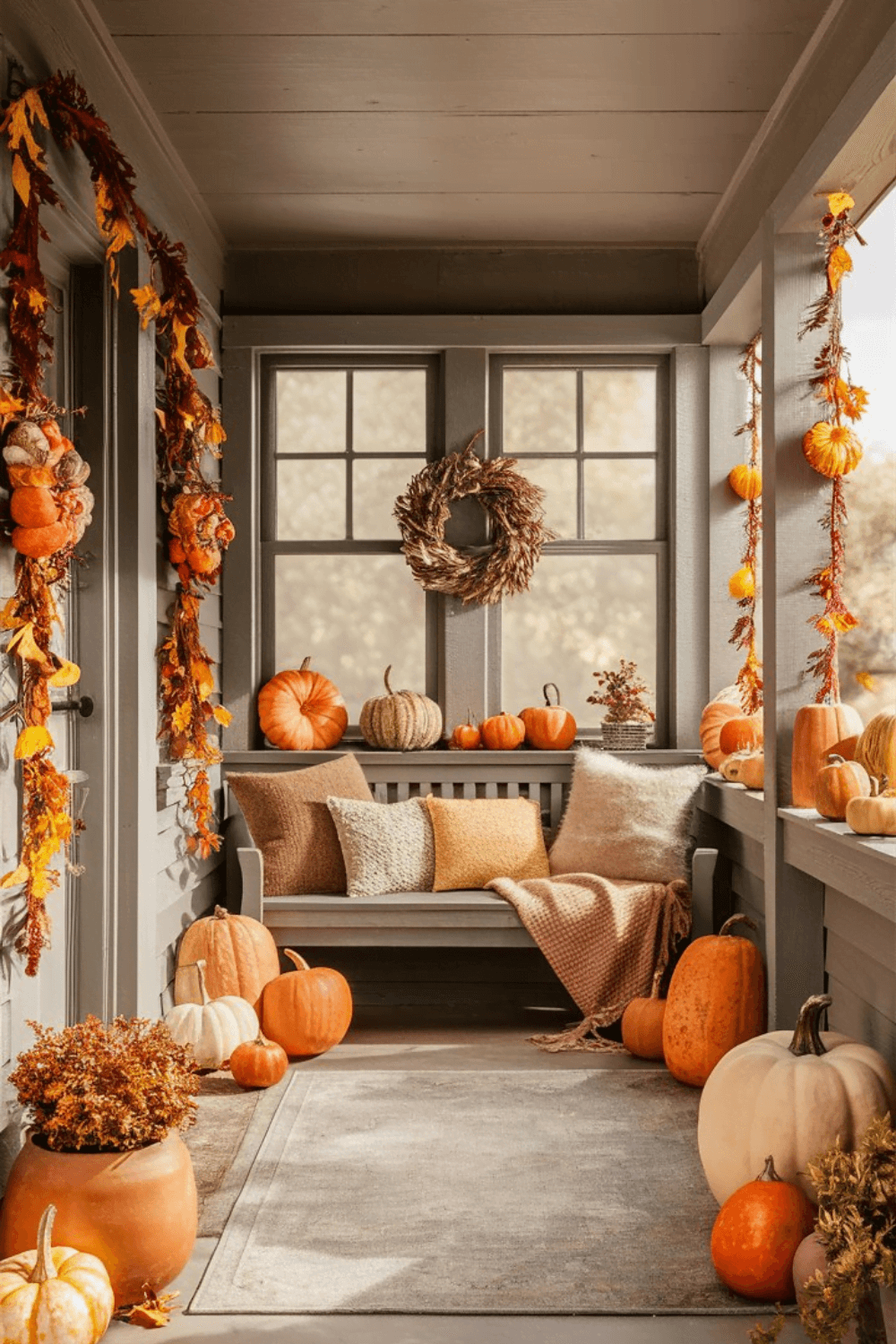 22 Rustic Fall Front Porch Decor Ideas