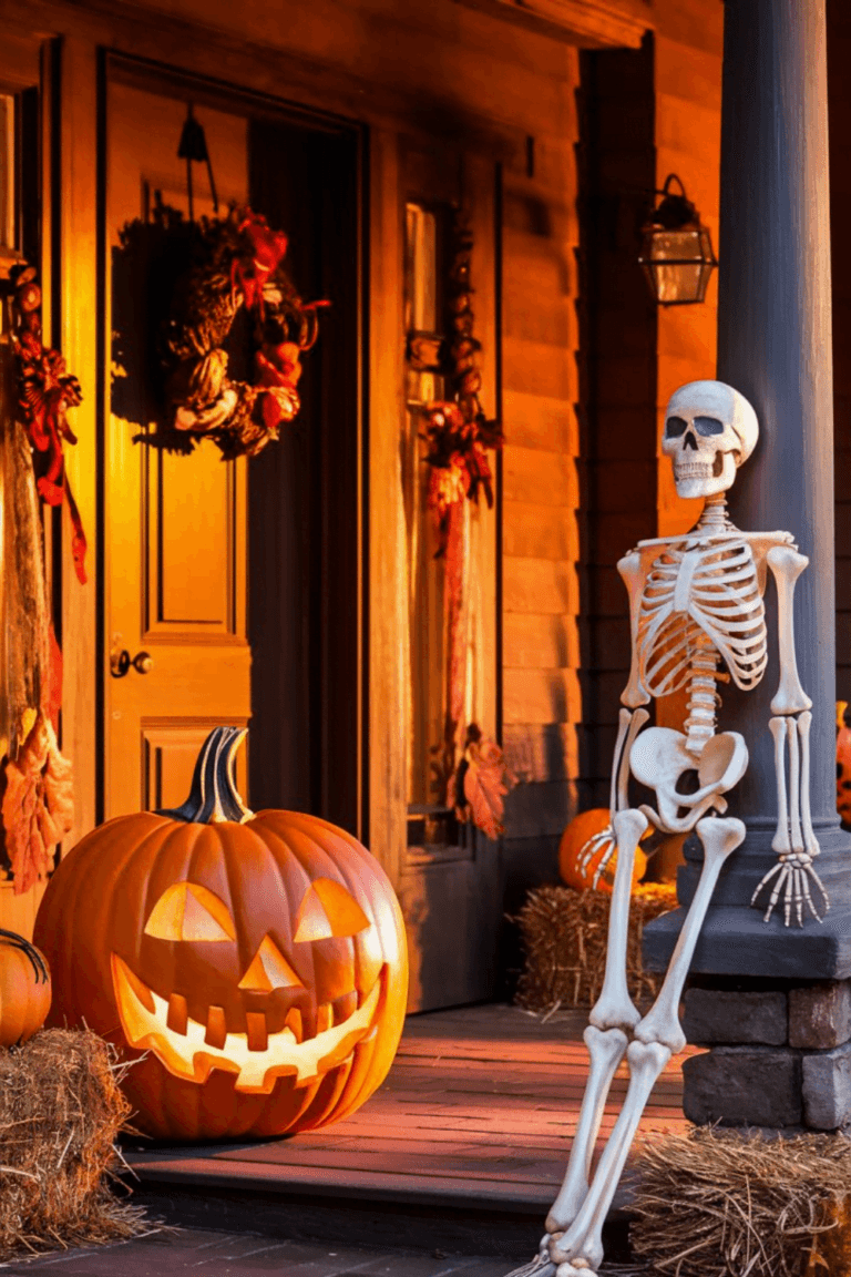 32 Halloween Front Porch Decor Ideas