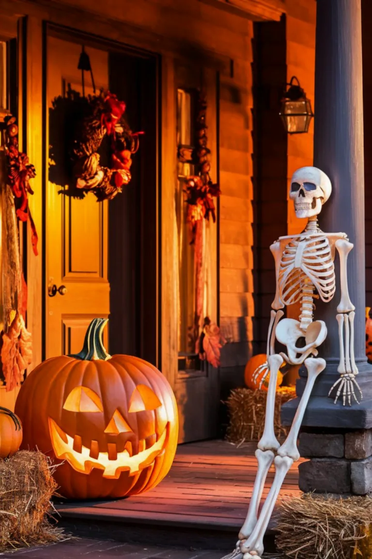 32 Halloween Front Porch Decor Ideas