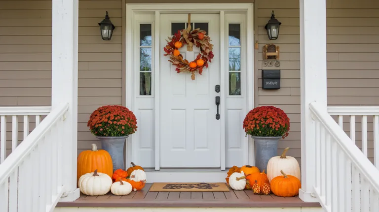 20 Front Door Fall Decor : Welcoming Autumn with Style and Warmth 20 Front Door Fall Decor : Welcoming Autumn with Style and Warmth