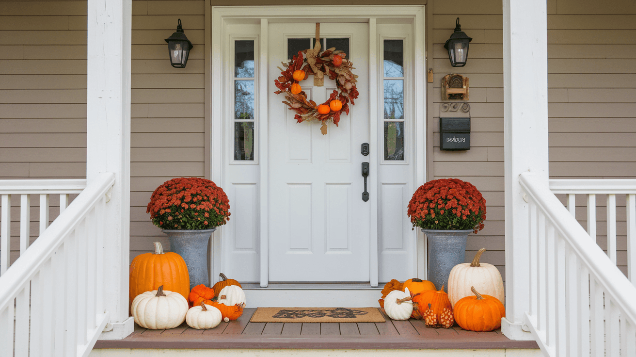 20 Front Door Fall Decor : Welcoming Autumn with Style and Warmth 20 Front Door Fall Decor : Welcoming Autumn with Style and Warmth