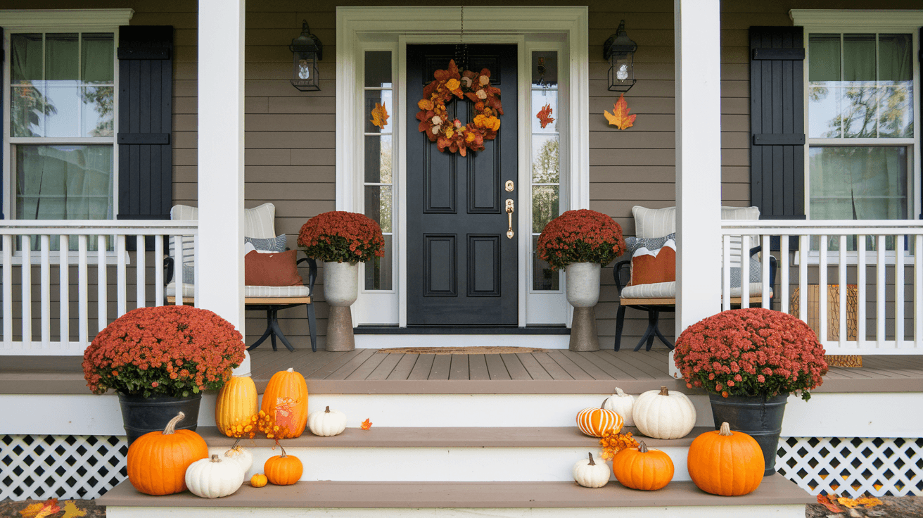 20 Cozy Front Porch Fall Decor 20 Cozy Front Porch Fall Decor