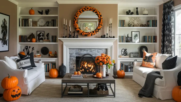 20 Halloween Living Room Decor Ideas : Spooky and Stylish:
