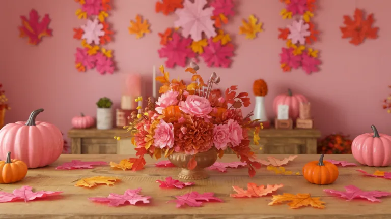 20 Embracing Pink Fall Decor: A Guide to  with a Twist