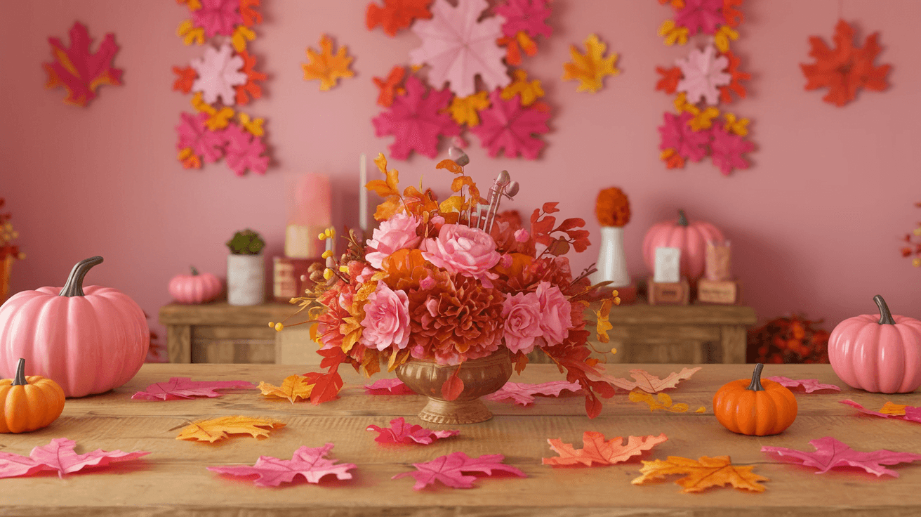 20 Embracing Pink Fall Decor: A Guide to  with a Twist 20 Embracing Pink Fall Decor: A Guide to  with a Twist