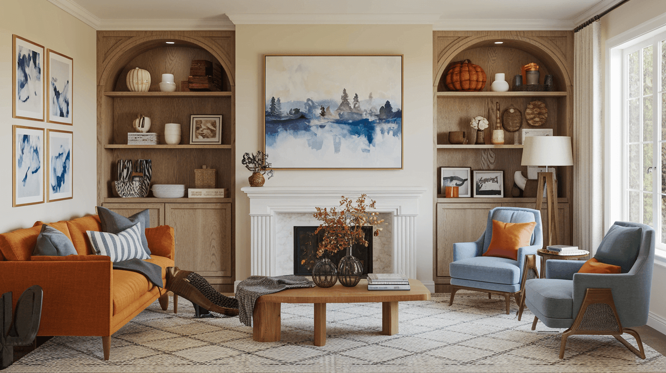 20 Blue Fall Decor : Embracing a Refreshing Twist on Autumnal Design