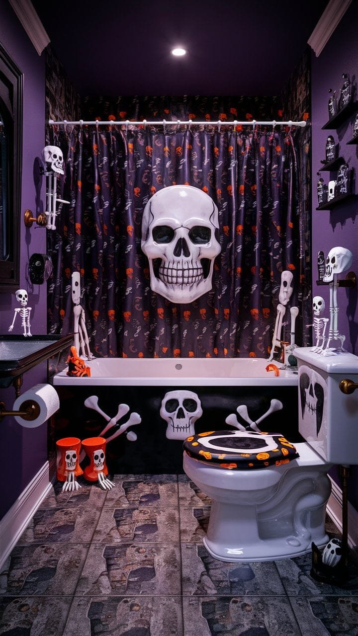 15 Spooktacular Halloween Bathroom Decor Ideas