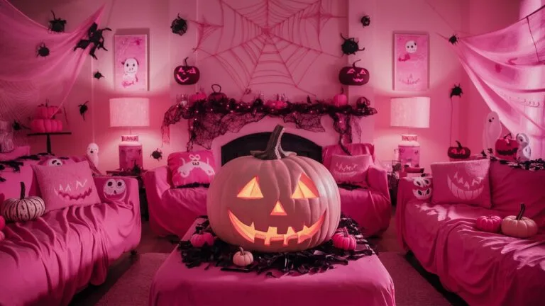 28 Pink Halloween Decor Ideas for a Spooky Yet Sweet Celebration