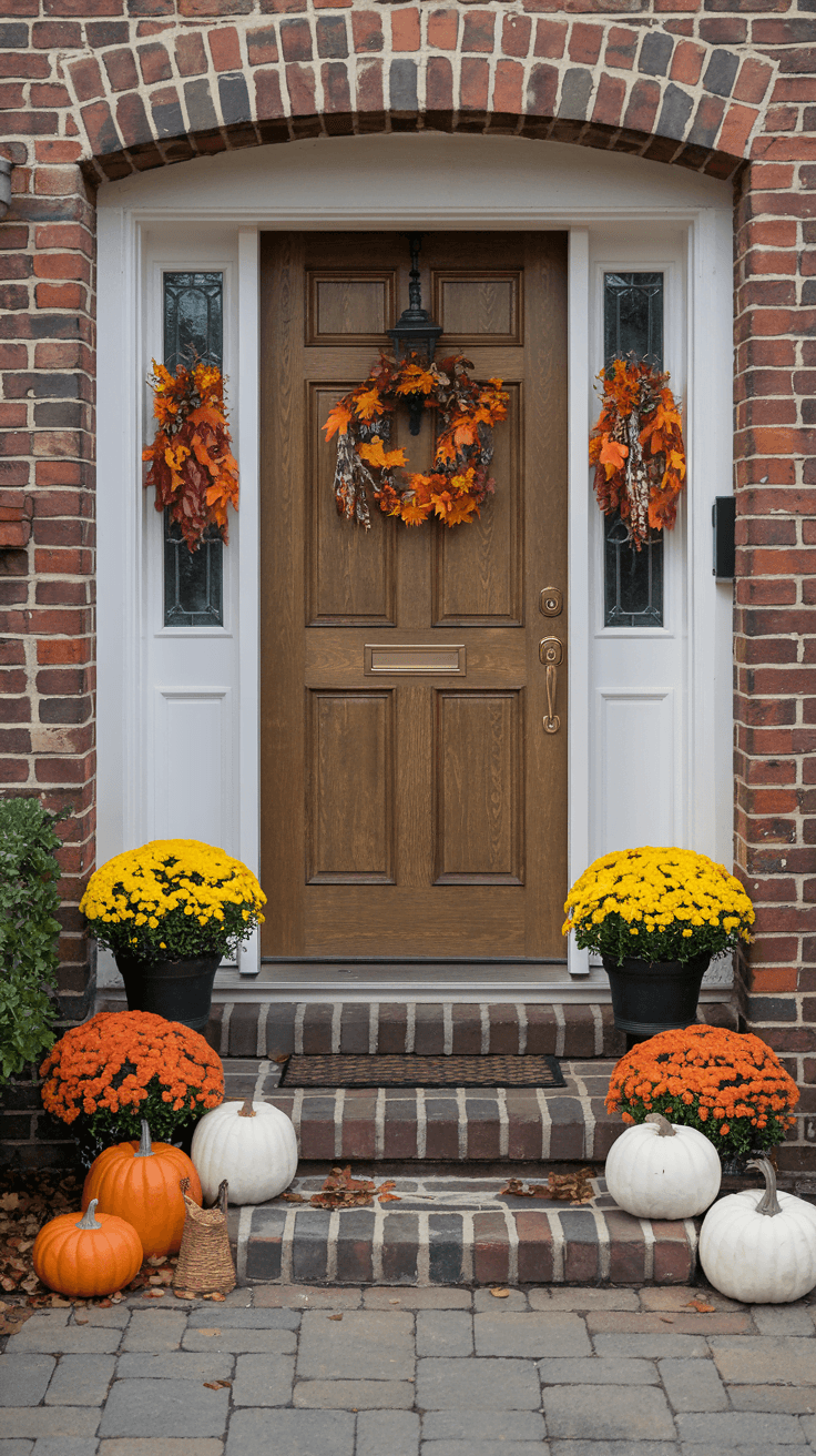 20 Front Door Fall Decor : Welcoming Autumn with Style and Warmth