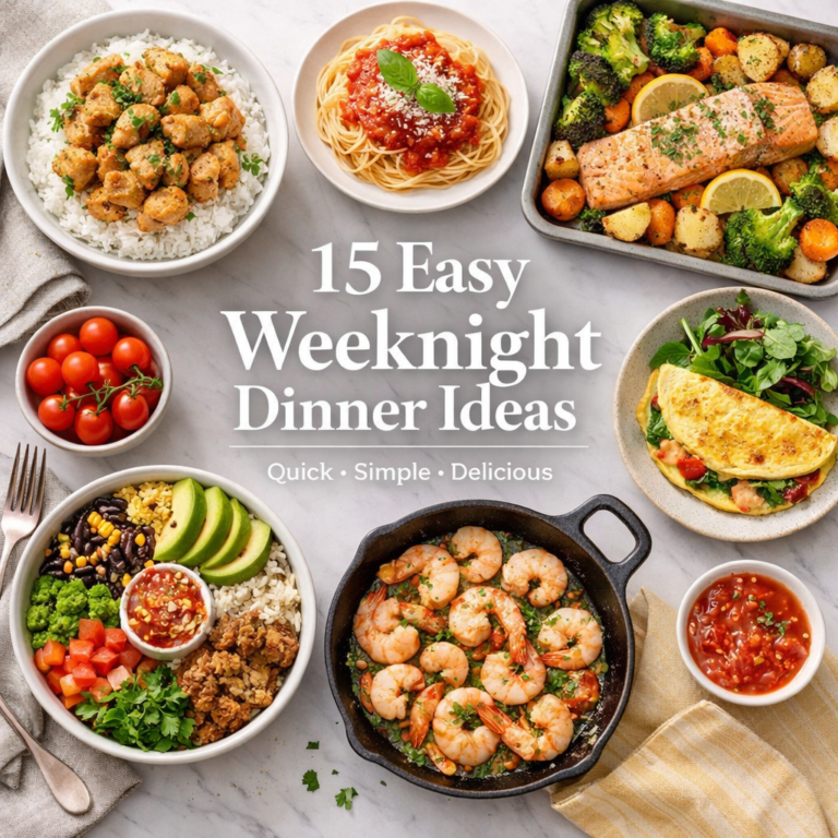 15 Dinner Ideas Easy Enough for Busy Weeknights 15 Dinner Ideas Easy Enough for Busy Weeknights