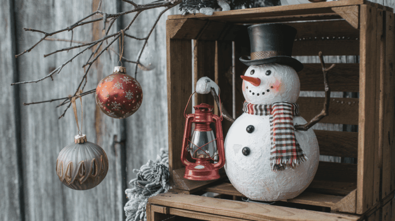 12 Retro Christmas decorations
